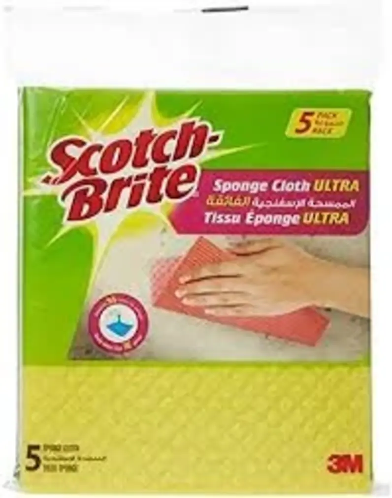 Scotch Brite Sponge Cloth Regular 5'S